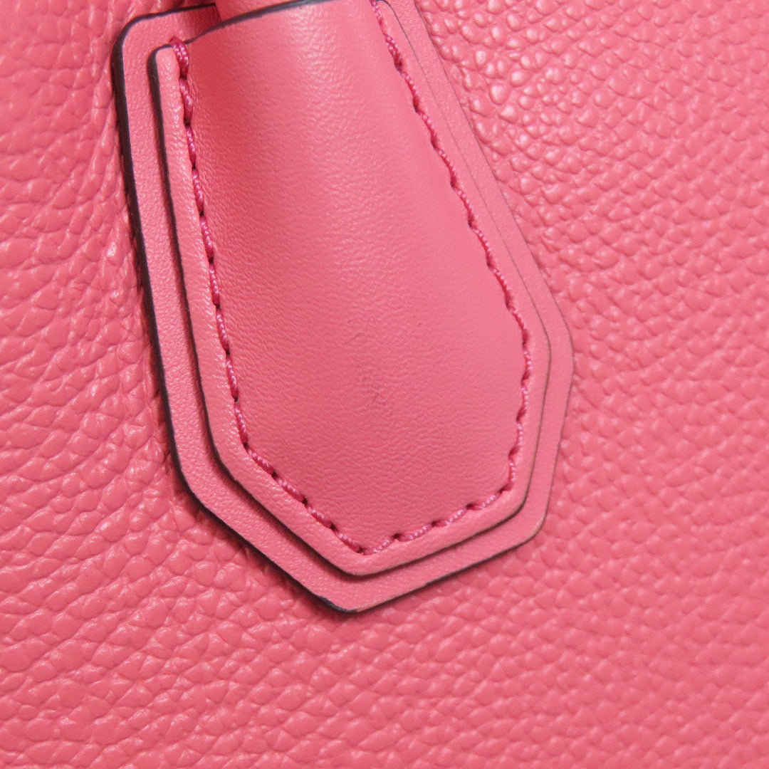 MICHAEL KORS Handbag leather pink logo 2WAY Women Used Authentic