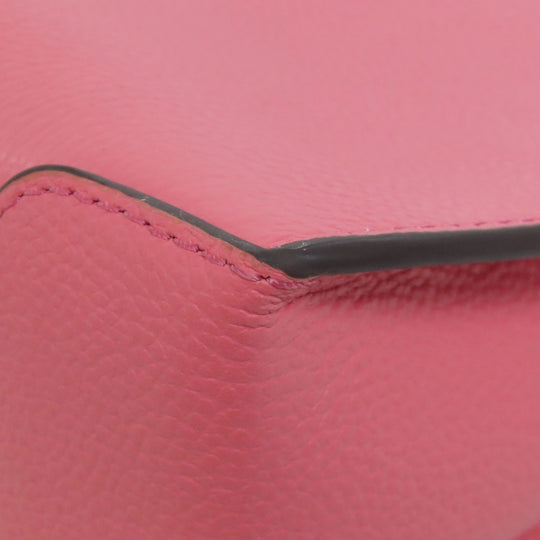 MICHAEL KORS Handbag leather pink logo 2WAY Women Used Authentic