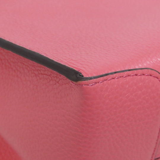 MICHAEL KORS Handbag leather pink logo 2WAY Women Used Authentic
