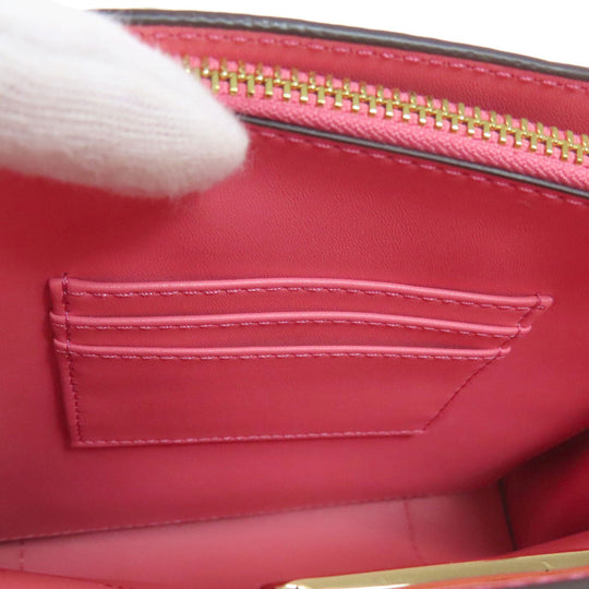 MICHAEL KORS Handbag leather pink logo 2WAY Women Used Authentic