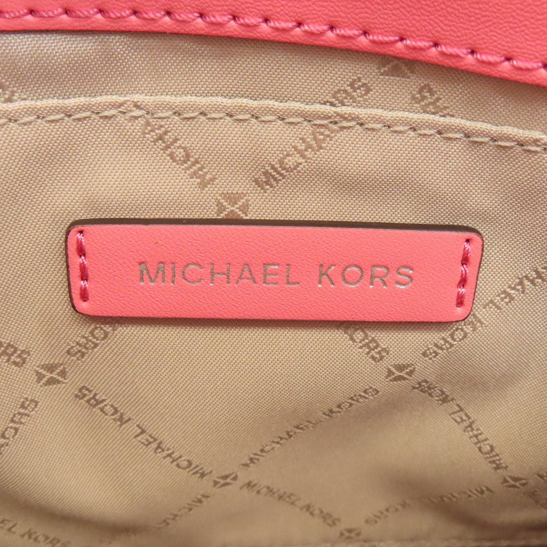 MICHAEL KORS Handbag PVC pink 2WAY Women Used Authentic