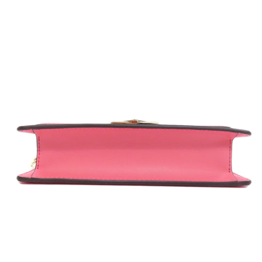 MICHAEL KORS Shoulder Bag leather pink ChainShoulder Women Used Authentic