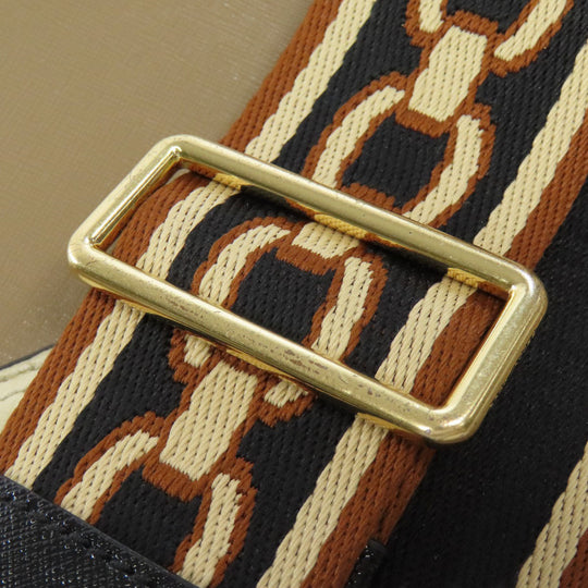 MARC JACOBS Tote Bag PVC Brown Double J 2WAY Women Used Authentic