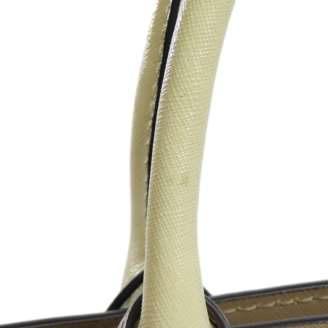 MARC JACOBS Tote Bag PVC Brown Double J 2WAY Women Used Authentic