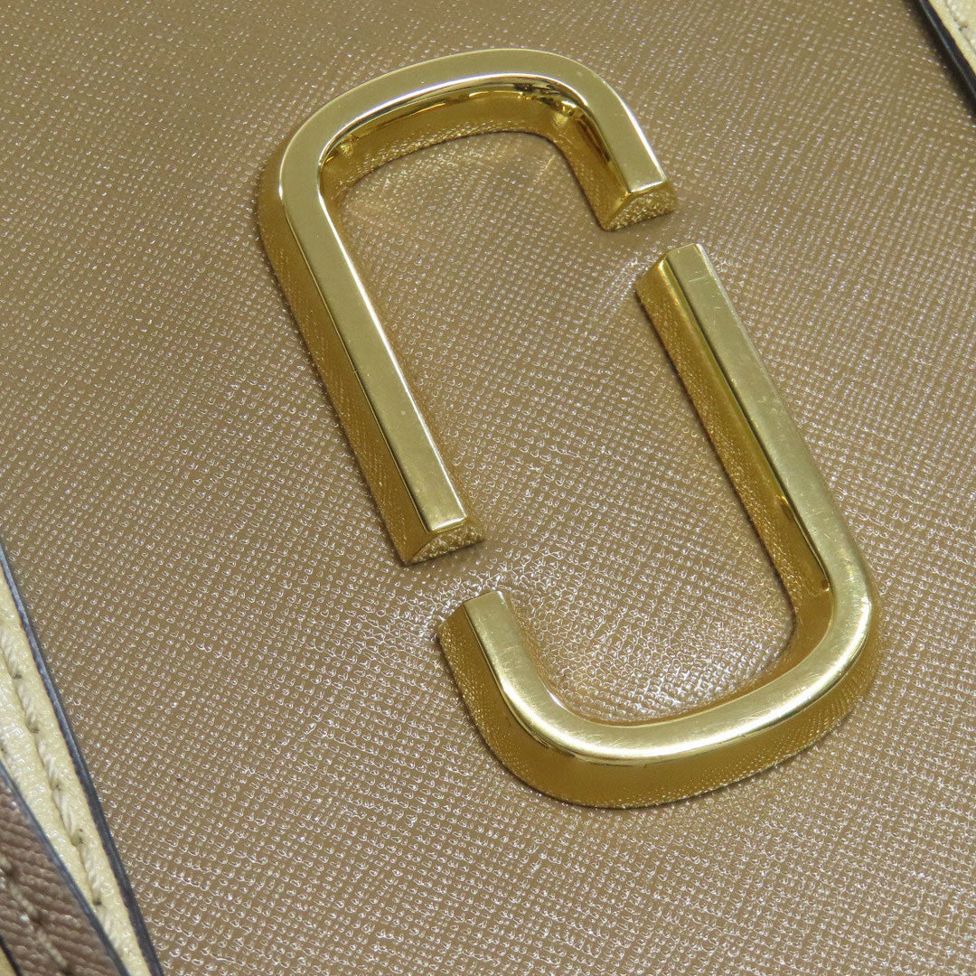 MARC JACOBS Tote Bag PVC Brown Double J 2WAY Women Used Authentic