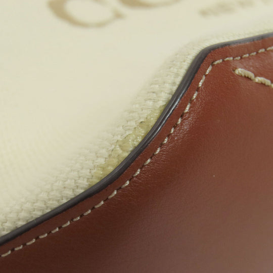 COACH Handbag CK168 canvas beige Small tote Women Used Authentic