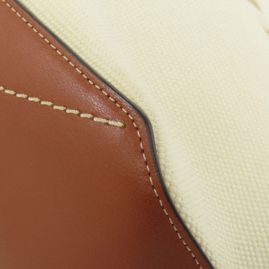 COACH Handbag CK168 canvas beige Small tote Women Used Authentic