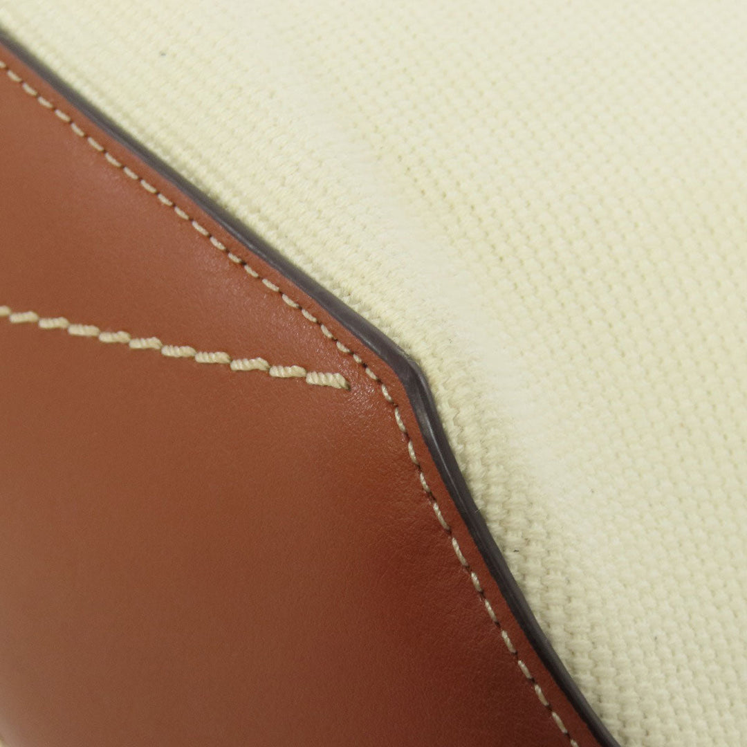 COACH Handbag CK168 canvas beige Small tote Women Used Authentic