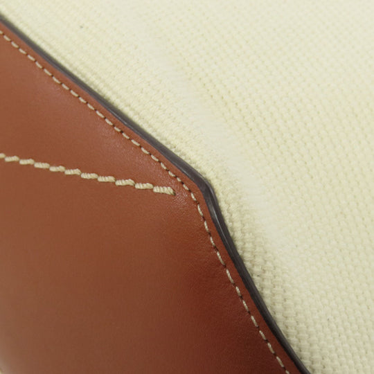 COACH Handbag CK168 canvas beige Small tote Women Used Authentic