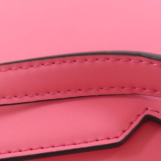 MICHAEL KORS Shoulder Bag leather pink Long shoulder Women Used Authentic