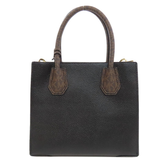 MICHAEL KORS Handbag PVC black 2WAY Women Used Authentic