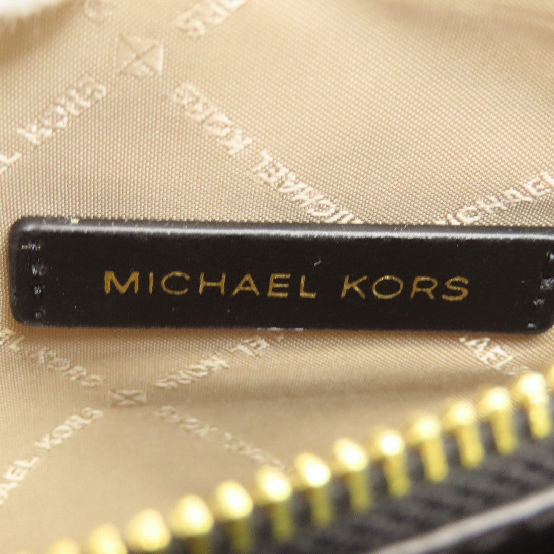 MICHAEL KORS Handbag PVC black 2WAY Women Used Authentic