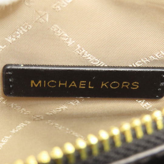 MICHAEL KORS Handbag PVC black 2WAY Women Used Authentic