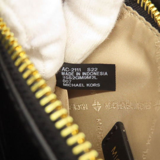 MICHAEL KORS Handbag PVC black 2WAY Women Used Authentic