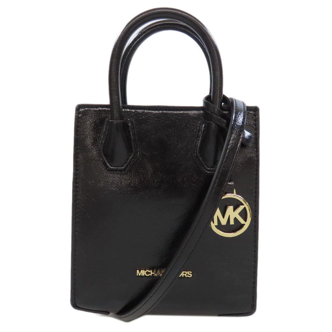 MICHAEL KORS Handbag PVC black Mercer 2WAY Women Used Authentic