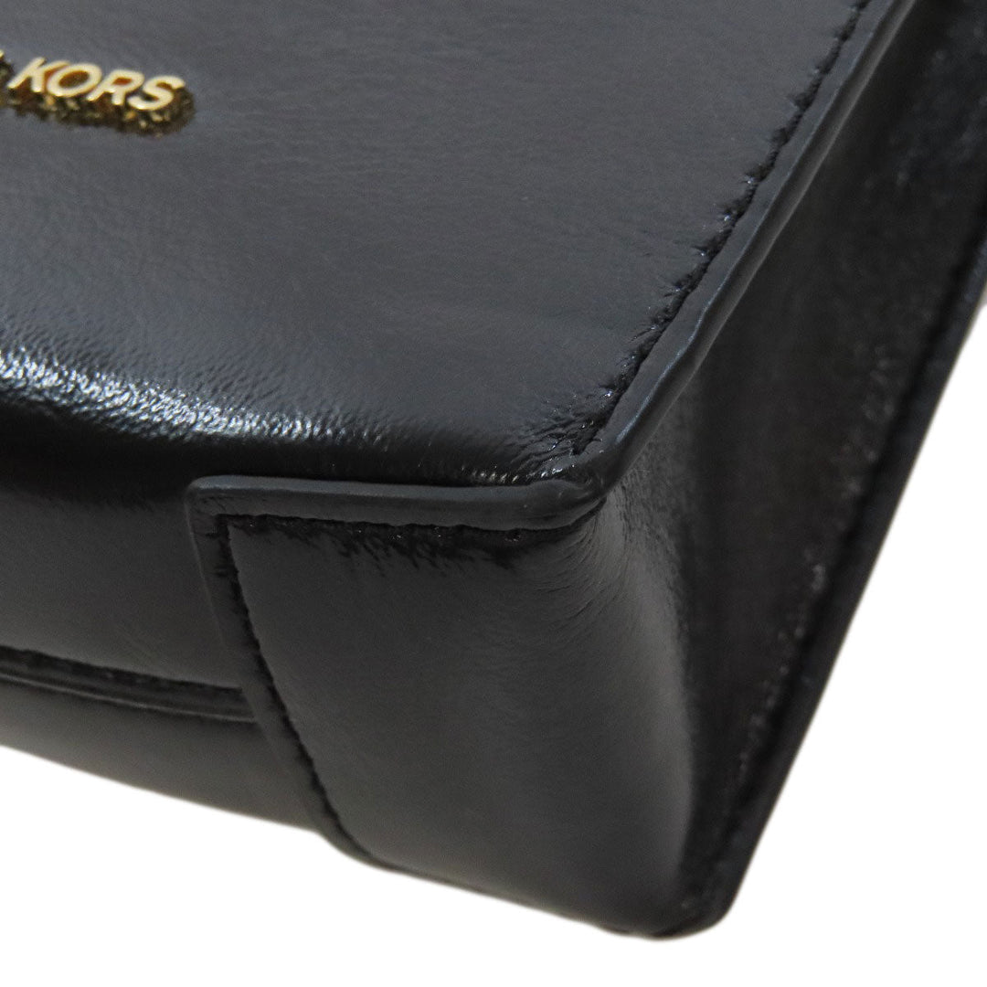 MICHAEL KORS Handbag PVC black Mercer 2WAY Women Used Authentic