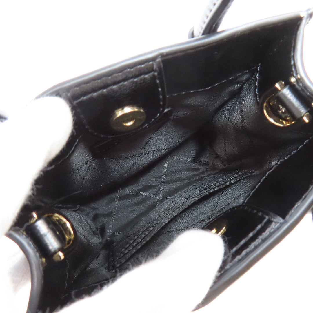 MICHAEL KORS Handbag PVC black Mercer 2WAY Women Used Authentic