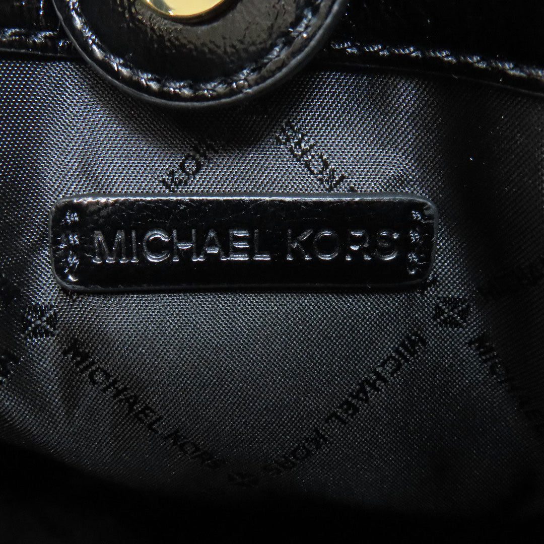 MICHAEL KORS Handbag PVC black Mercer 2WAY Women Used Authentic