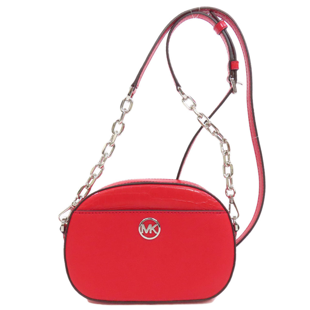 MICHAEL KORS Shoulder Bag leather Red ChainShoulder