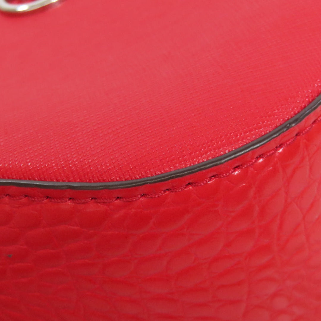 MICHAEL KORS Shoulder Bag leather Red ChainShoulder