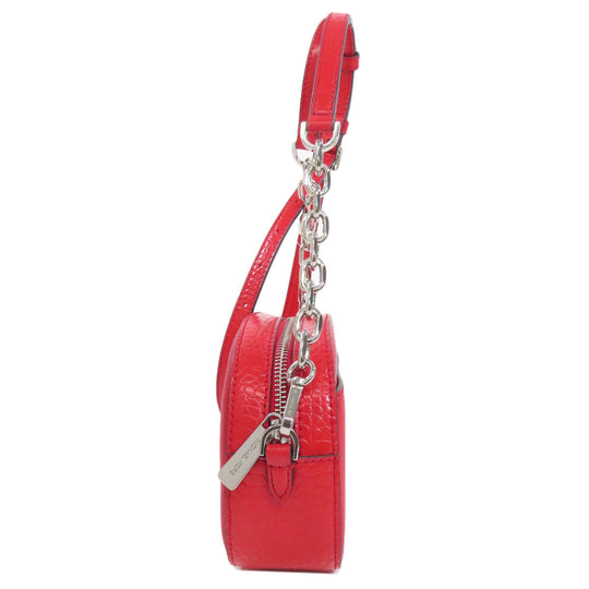 MICHAEL KORS Shoulder Bag leather Red ChainShoulder