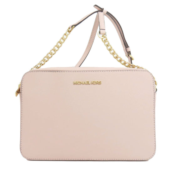 MICHAEL KORS Shoulder Bag PVC pink ChainShoulder Women Used Authentic