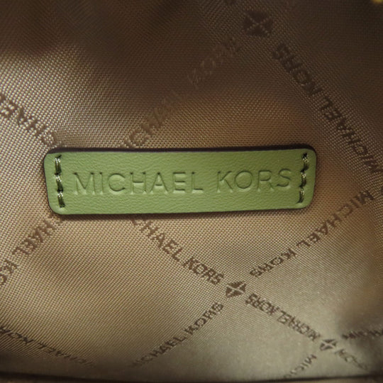 MICHAEL KORS Shoulder Bag leather green ChainShoulder Women Used Authentic