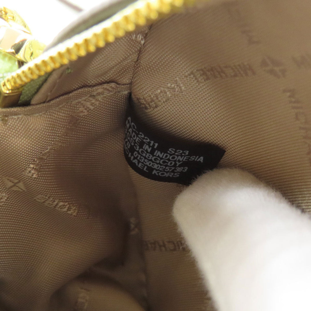MICHAEL KORS Shoulder Bag leather green ChainShoulder Women Used Authentic