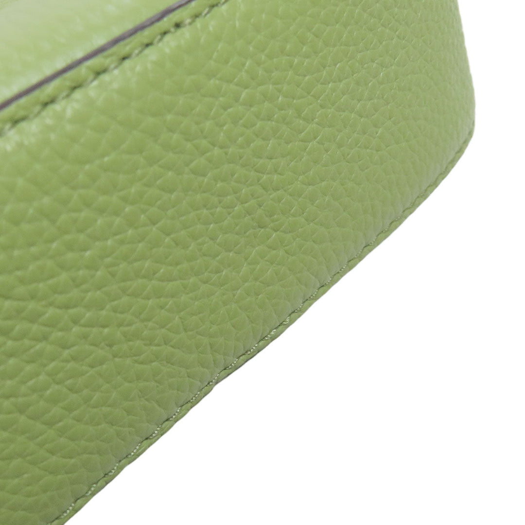 MICHAEL KORS Shoulder Bag leather green ChainShoulder Women Used Authentic