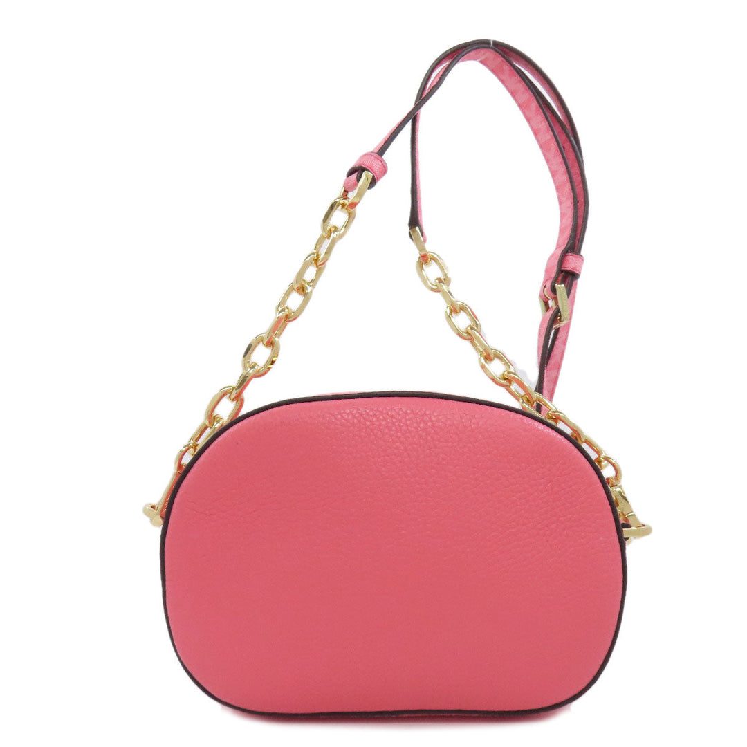 MICHAEL KORS Shoulder Bag PVC pink ChainShoulder Women Used Authentic