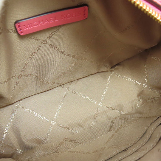 MICHAEL KORS Shoulder Bag PVC pink ChainShoulder Women Used Authentic