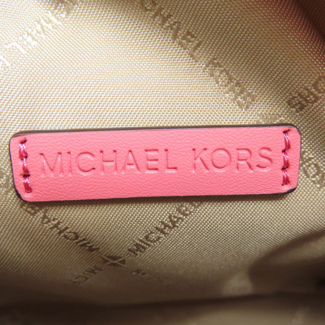 MICHAEL KORS Shoulder Bag PVC pink ChainShoulder Women Used Authentic