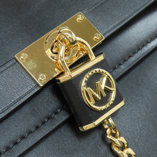 MICHAEL KORS Handbag PVC black 2WAY Women Used Authentic