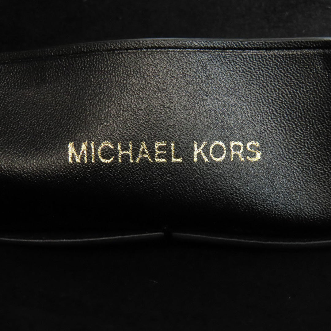 MICHAEL KORS Handbag PVC black 2WAY Women Used Authentic