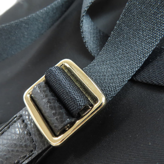 COACH Backpack F38395 PVC multicolor Leopard Pattern Women Used Authentic