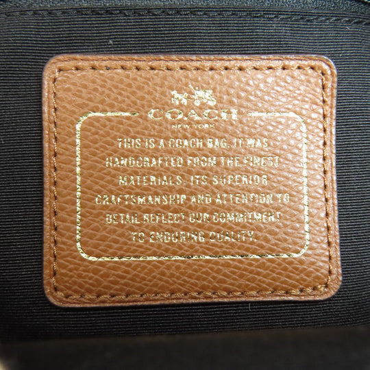 COACH Backpack F38395 PVC multicolor Leopard Pattern Women Used Authentic