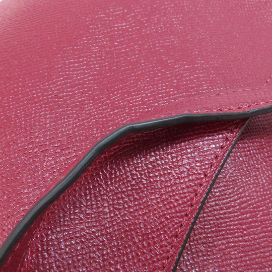 COACH Handbag 91146 leather Red Mini Carryall 2WAY Women Used Authentic