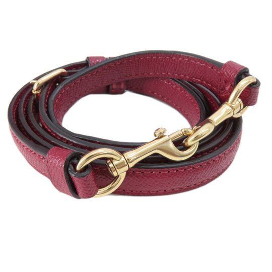 COACH Handbag 91146 leather Red Mini Carryall 2WAY Women Used Authentic