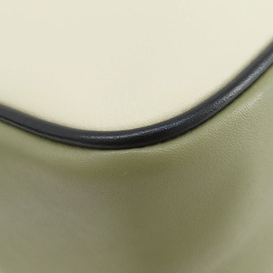 MARC JACOBS Shoulder Bag leather white logo Women Used Authentic