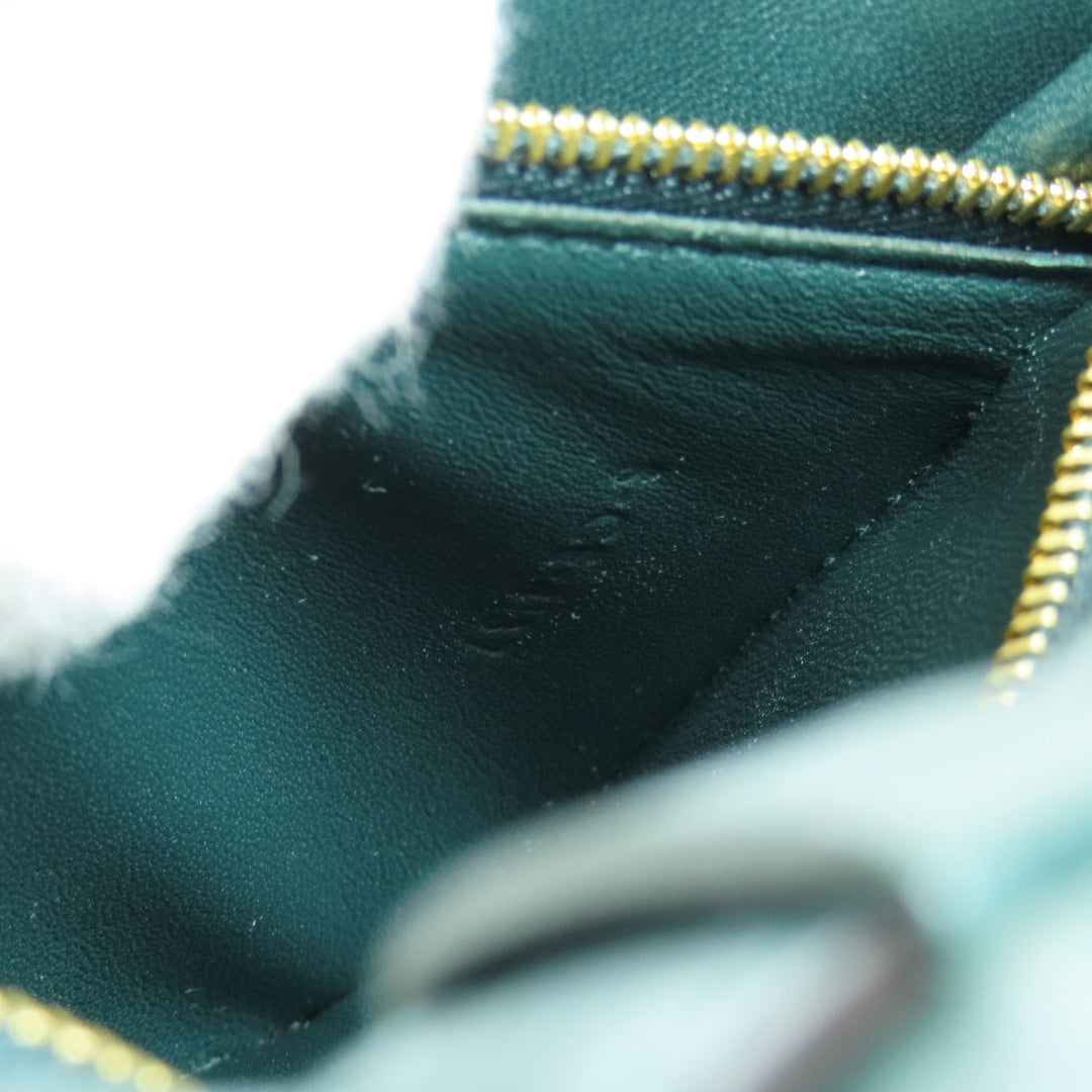 CELINE Shoulder Bag leather green Classic box Women Used Authentic