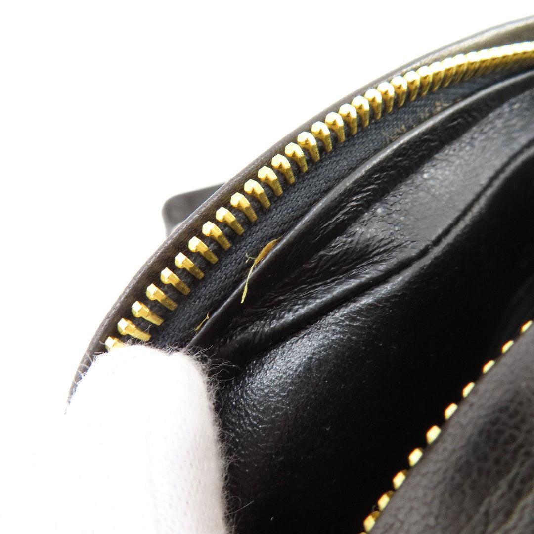 CHANEL Shoulder Bag lambskin black Matrasse