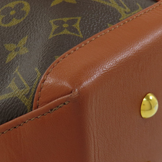 LOUIS VUITTON Tote Bag M42420 Monogram canvas Brown Weekender GM Women Used Authentic