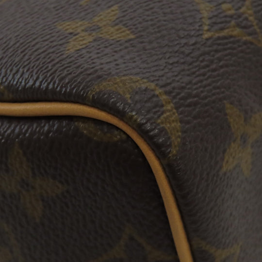 LOUIS VUITTON Tote Bag M81085 Monogram canvas Brown Nano speedy Women Used Authentic