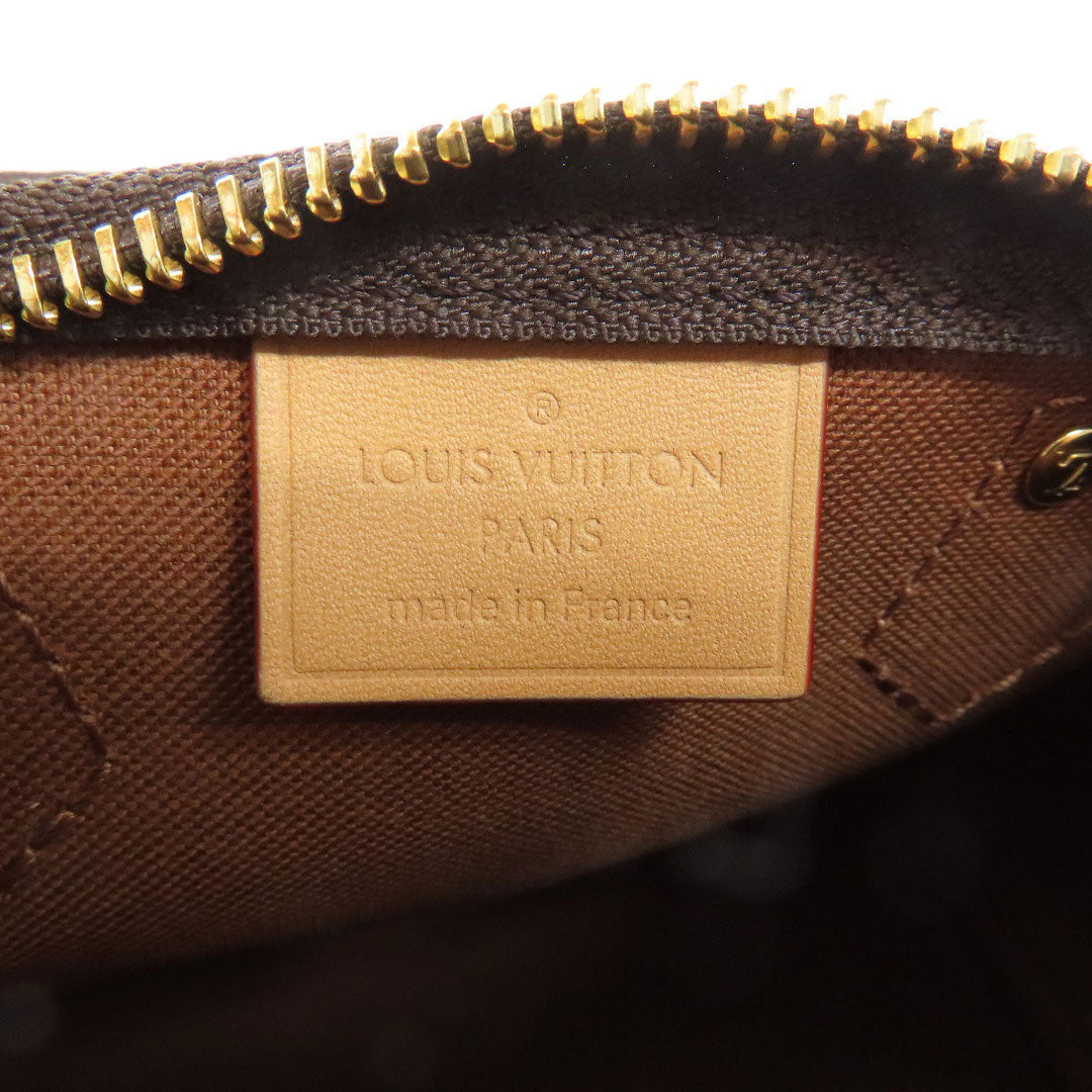 LOUIS VUITTON Tote Bag M81085 Monogram canvas Brown Nano speedy Women Used Authentic