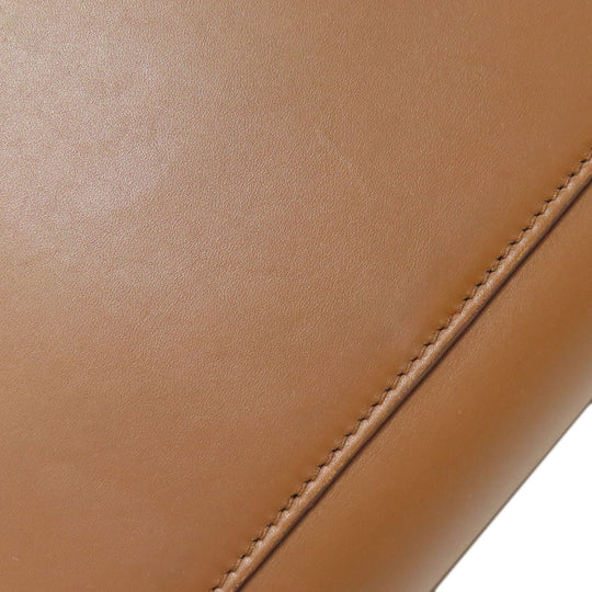 BURBERRY Handbag leather Brown 2WAY Women Used Authentic