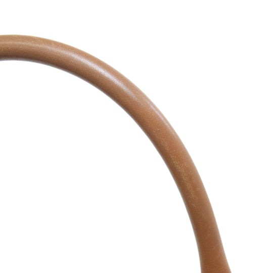 BURBERRY Handbag leather Brown 2WAY Women Used Authentic