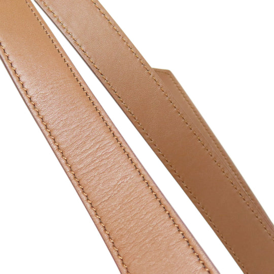 BURBERRY Handbag leather Brown 2WAY Women Used Authentic