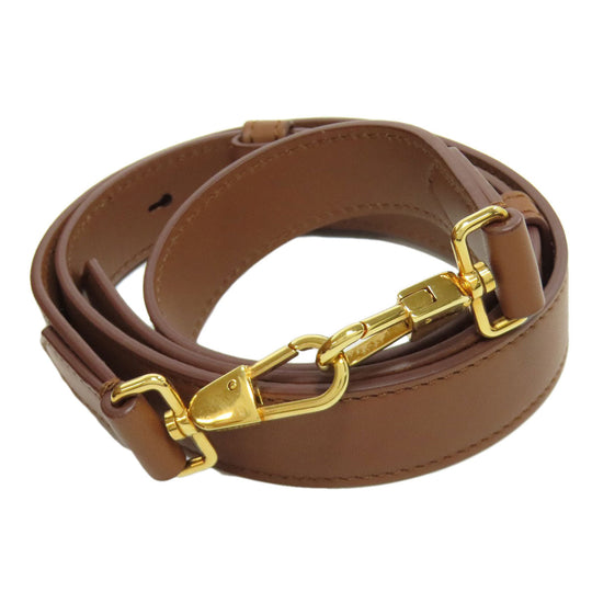 BURBERRY Handbag leather Brown 2WAY Women Used Authentic