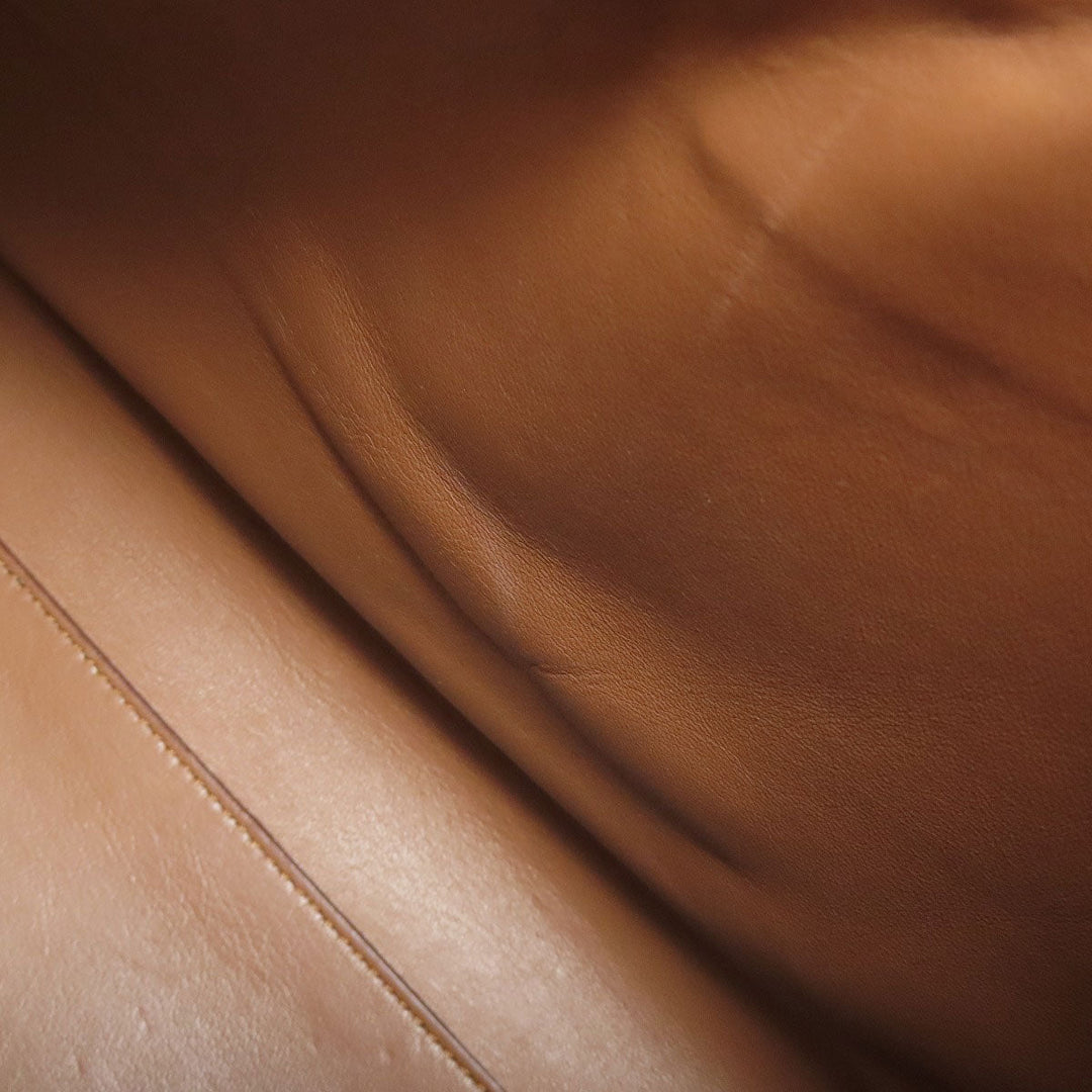 BURBERRY Handbag leather Brown 2WAY Women Used Authentic