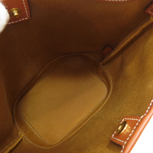 CELINE Shoulder Bag PVC Brown Triomphe Women Used Authentic